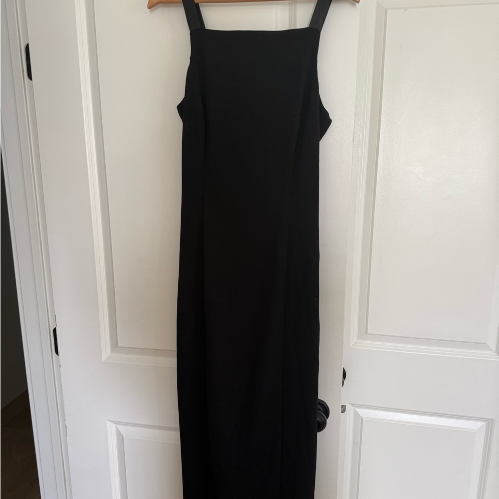 Isaac Mizrahi Black Formal Maxi Dress